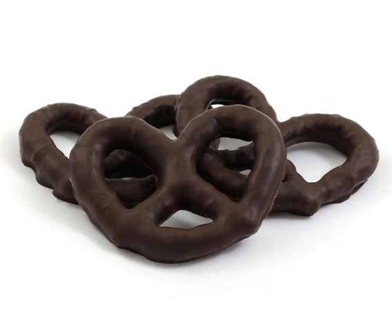 Pretzel con chocolate de leche